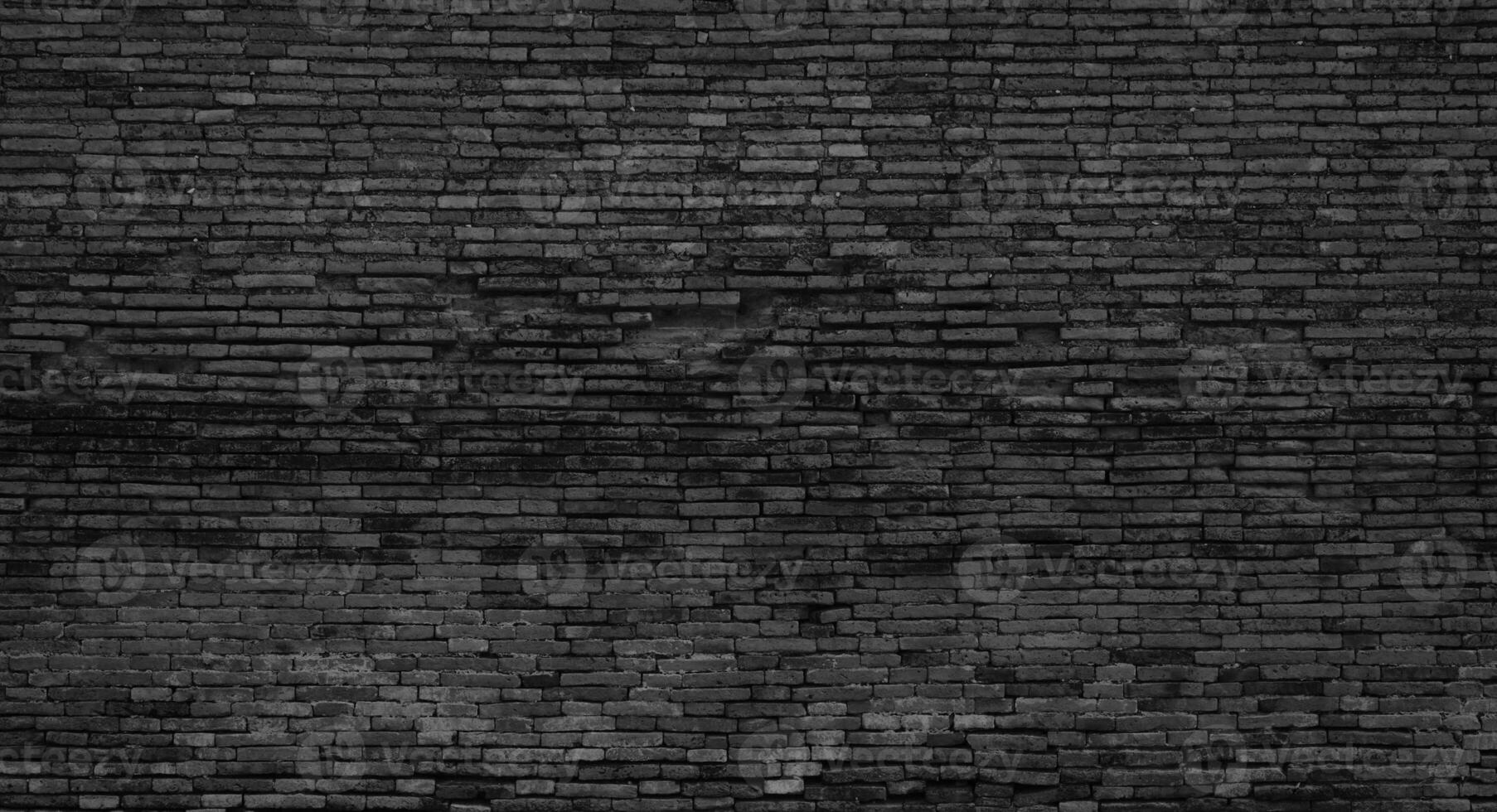 brick wall background texture old black pattern dark wallpaper grunge blank for design photo