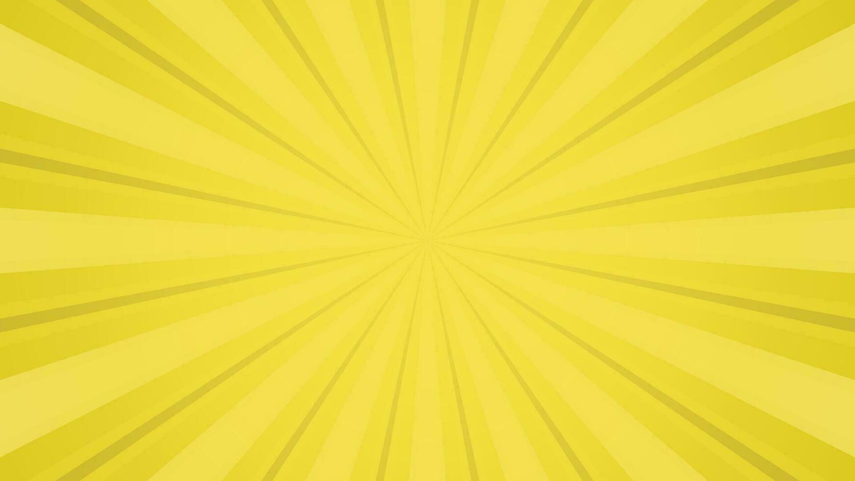 Soft Yellow Sun burst vector background