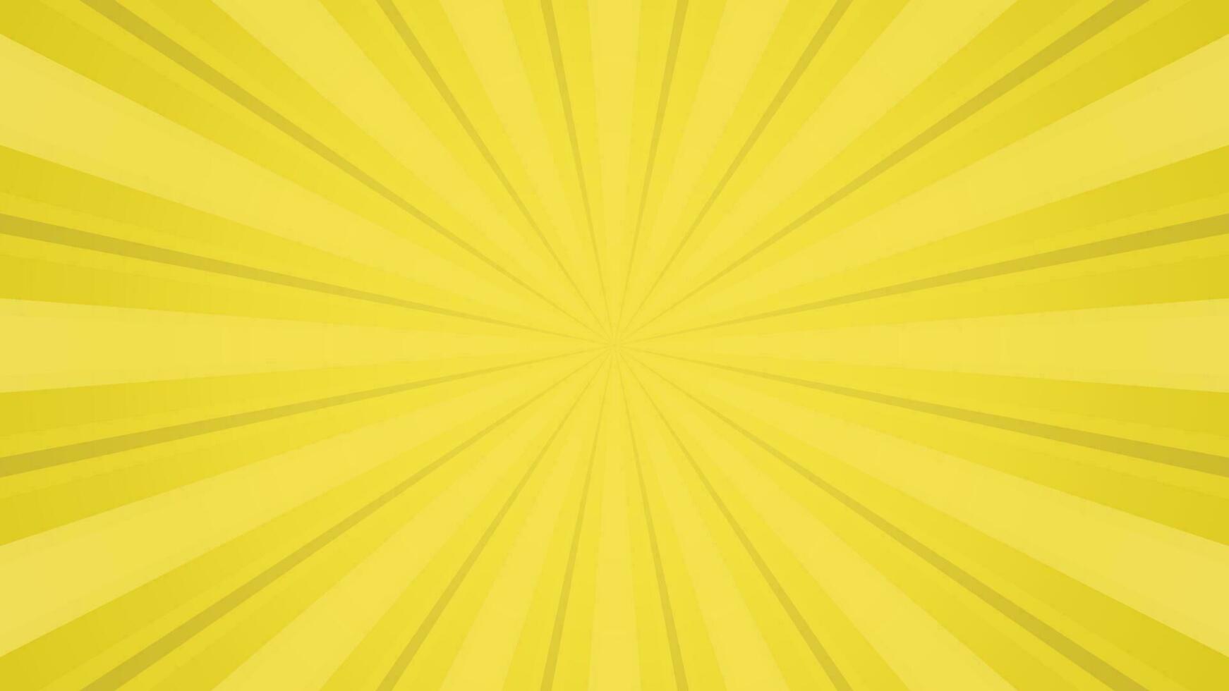 Soft Yellow Sun burst vector background