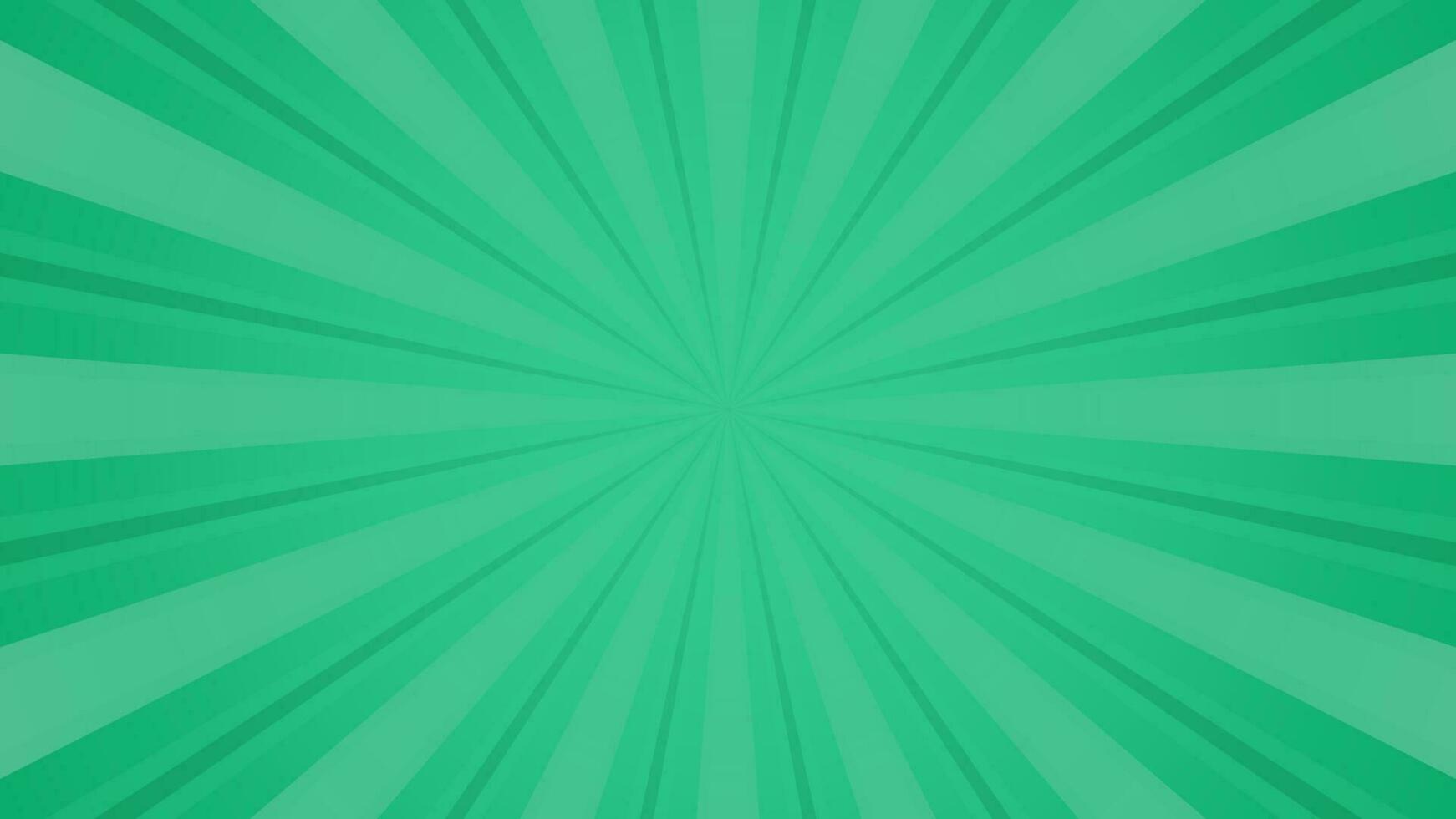 Soft Green Sun burst vector background
