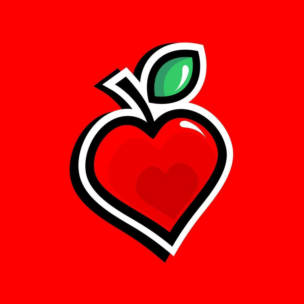 Fruta amor vector
