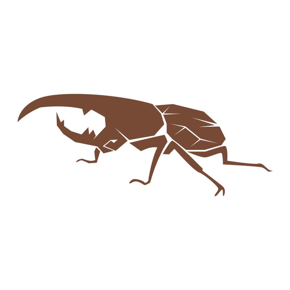 Beetle logo icon design vector