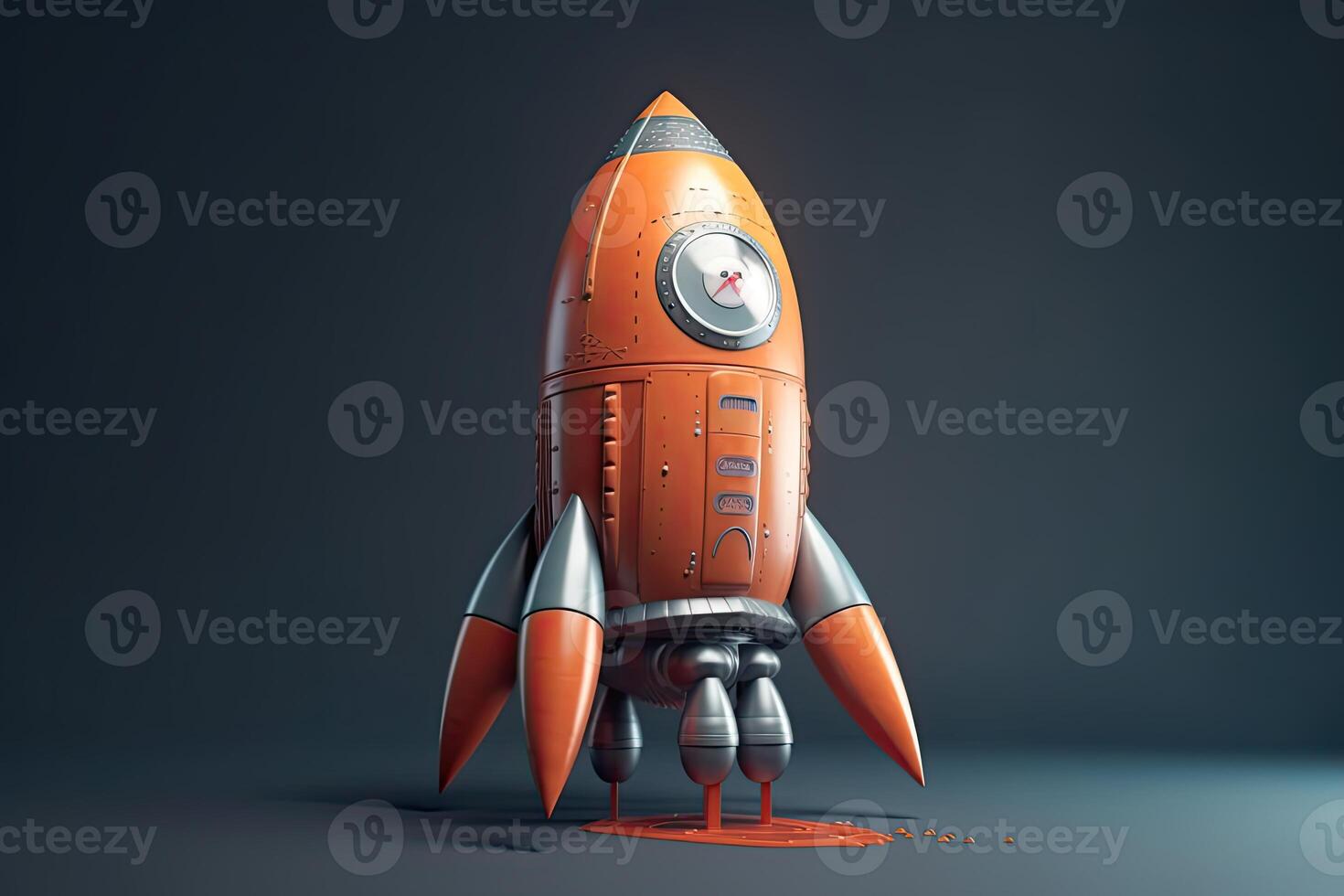 Rocket launching aesthetic photo