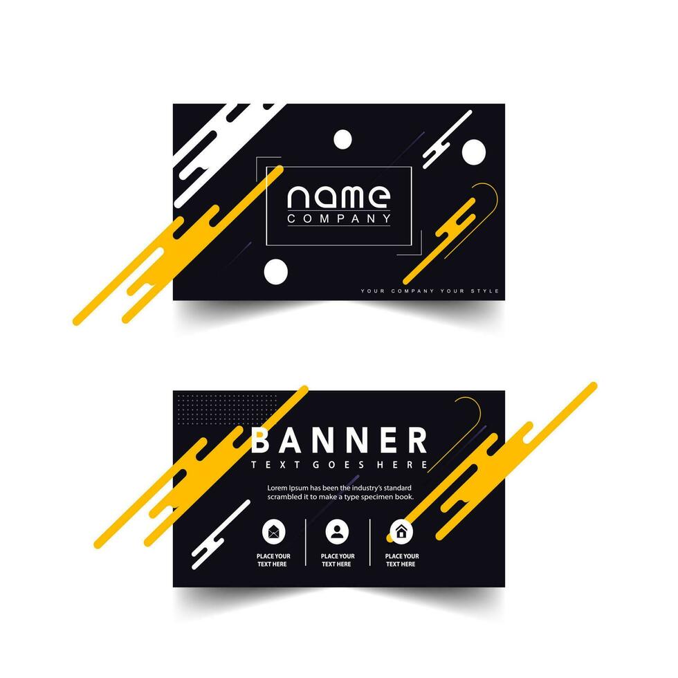 abstract business card vector template minimalist business card