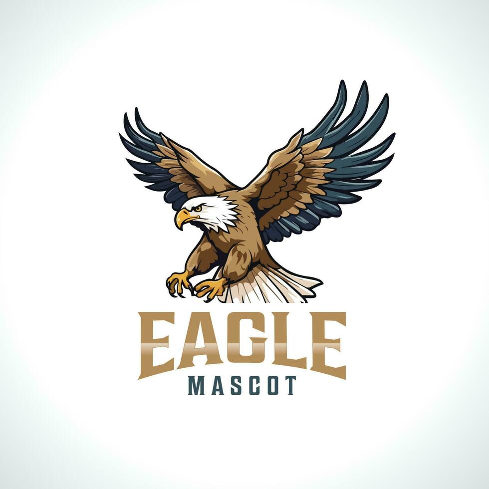 Eagle Mascot Logo Design vector