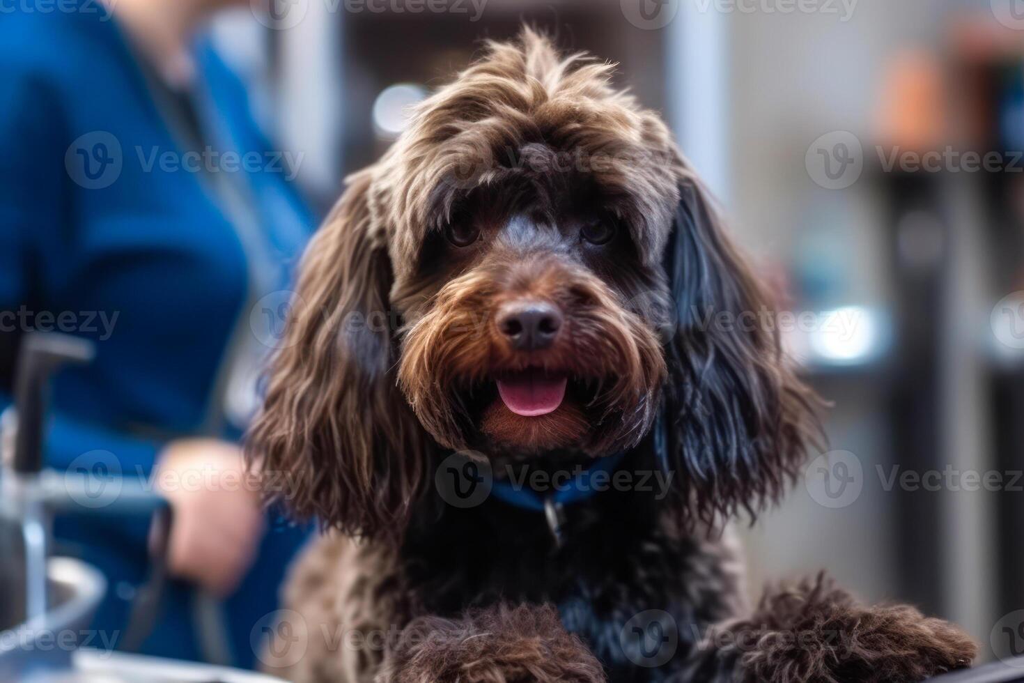 dog grooming salon photo