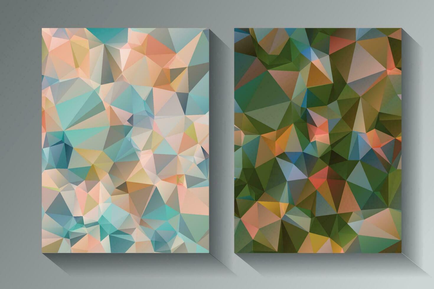 Low Poly vector abstract textured polygonal background.