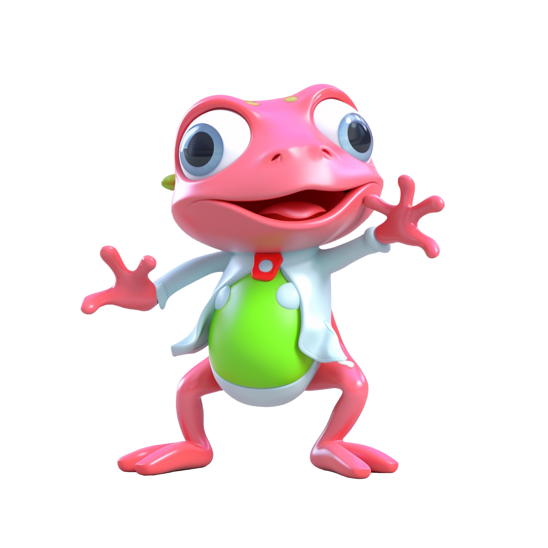 3D cute frog character 24272991 PNG