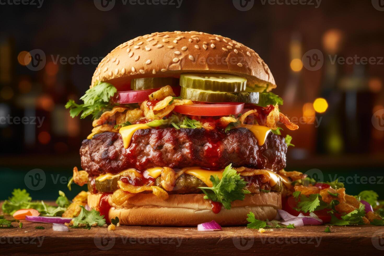 ideal big juicy burger photo