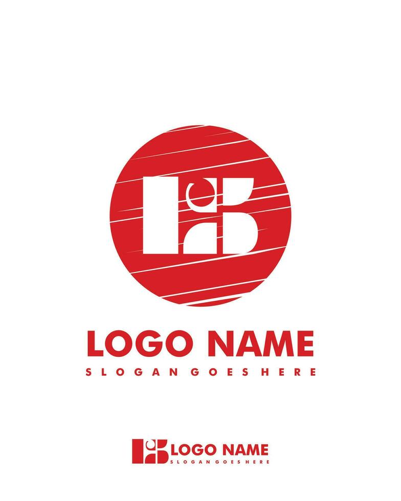 Initial RS negative space logo with circle template vector