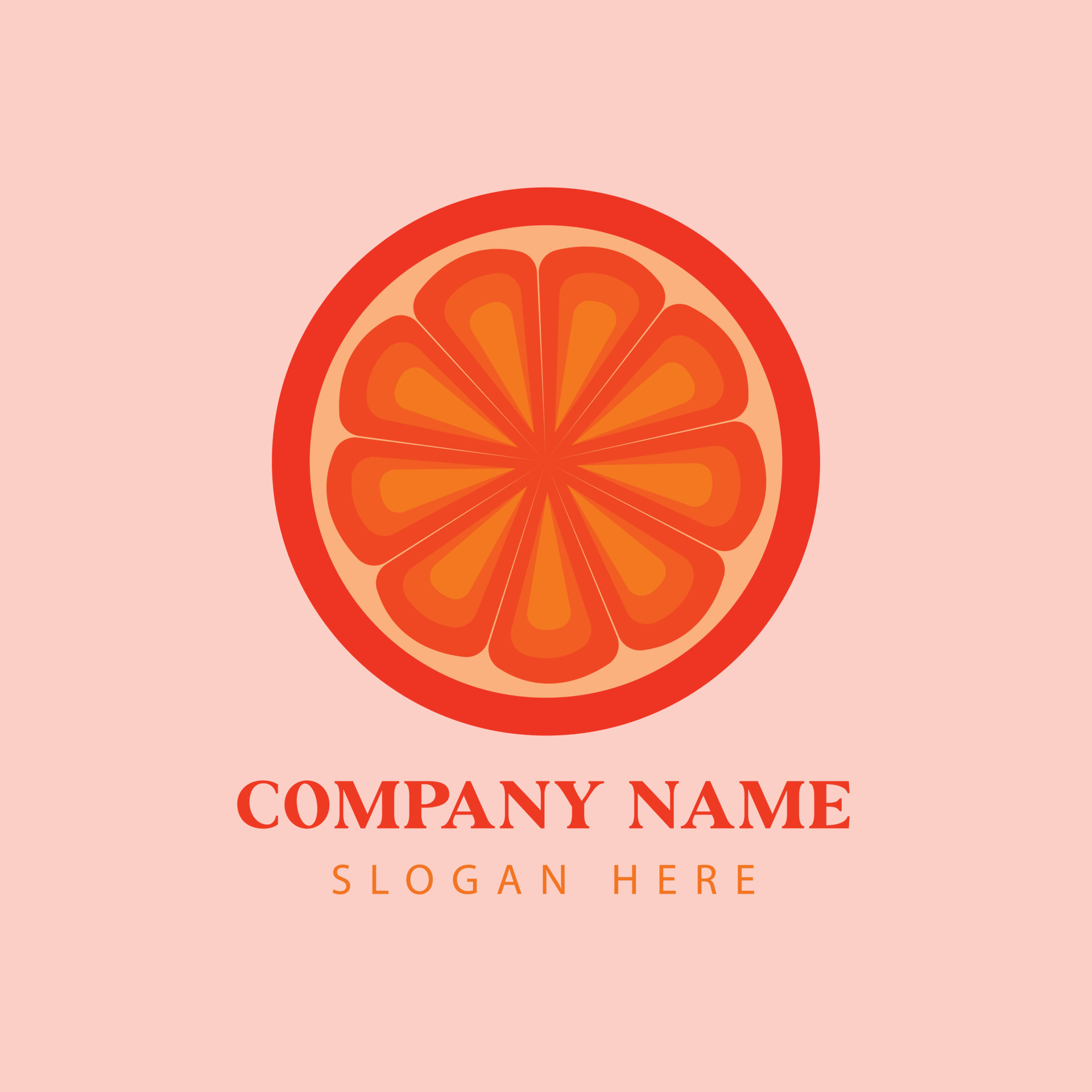 Slice Of Orange Vector Design 24273239 Vector Art at Vecteezy