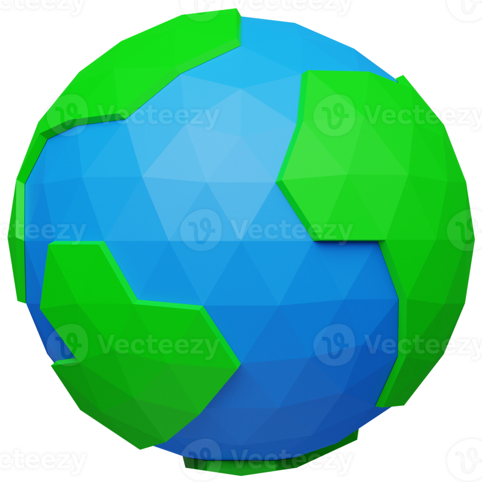 3d jord planet ikon illustration png