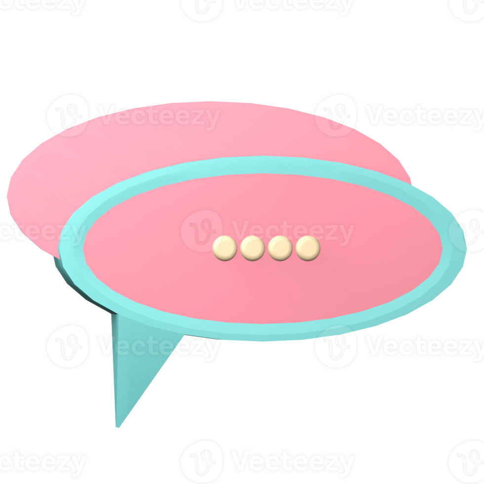 3d icon chat png