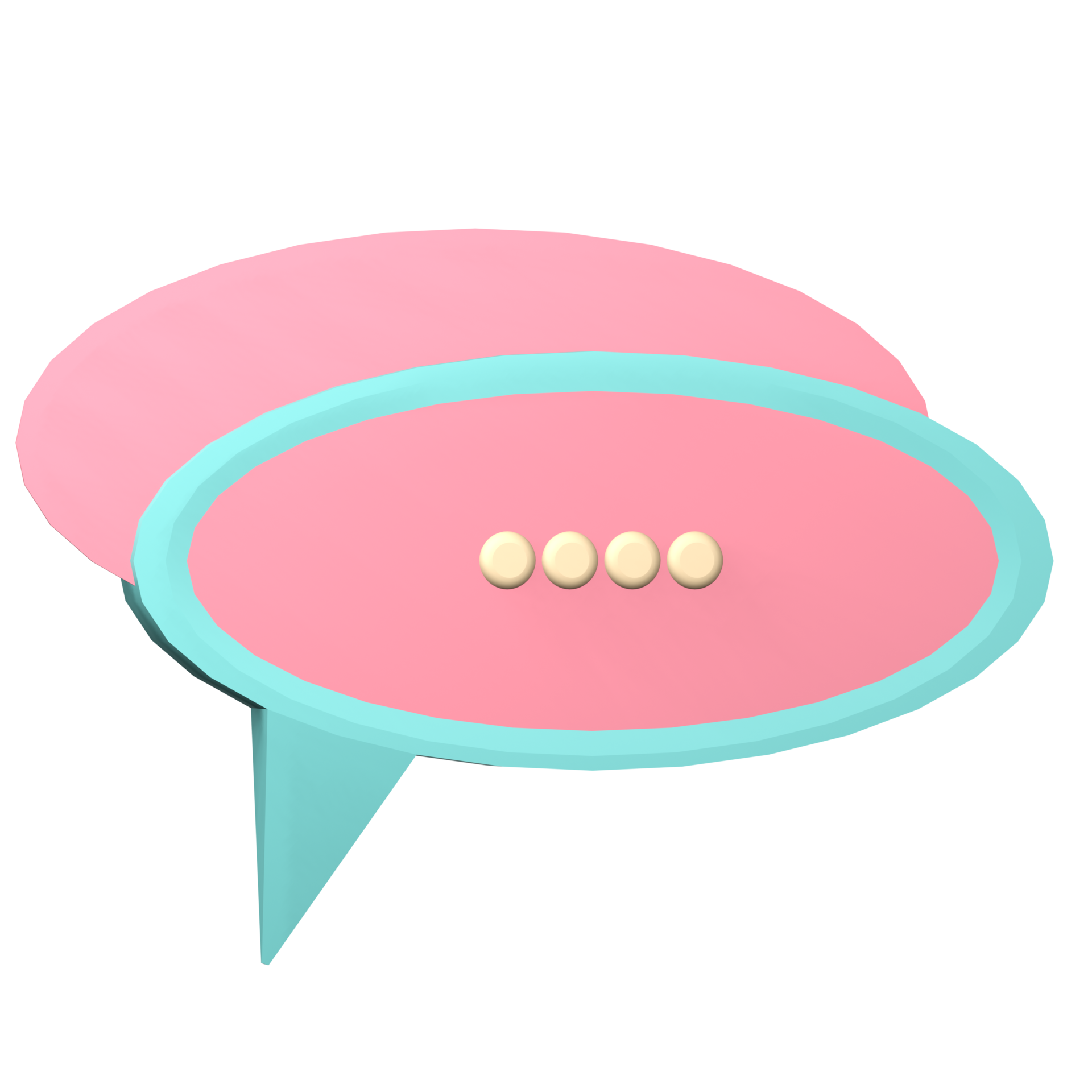 3d icon chat 24273737 PNG