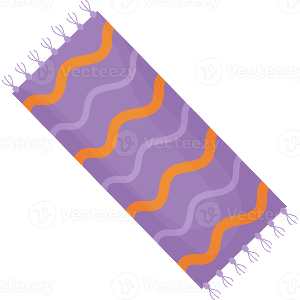 Beach towel. Illustration 24274013 PNG