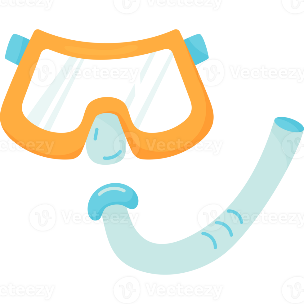 illustration Snorkel mask png