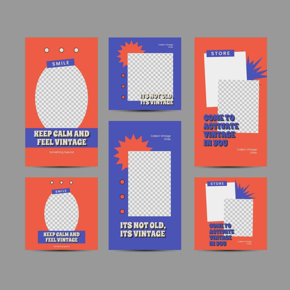 Playful Template theme and Editable Post Template Social Media Banners for Digital Marketing vector