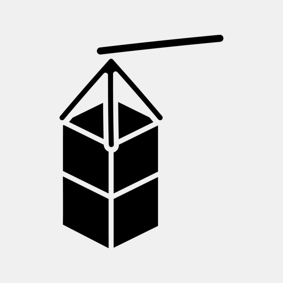 Icon lantern. South Korea elements. Icons in glyph style. Good for prints, posters, logo, advertisement, infographics, etc. vector
