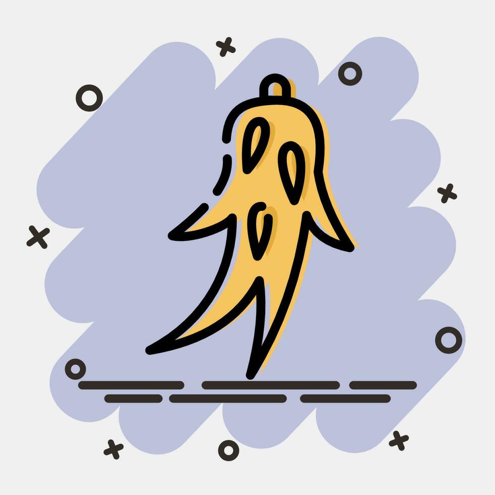 Icon ginseng. South Korea elements. Icons in comic style. Good for prints, posters, logo, advertisement, infographics, etc. vector