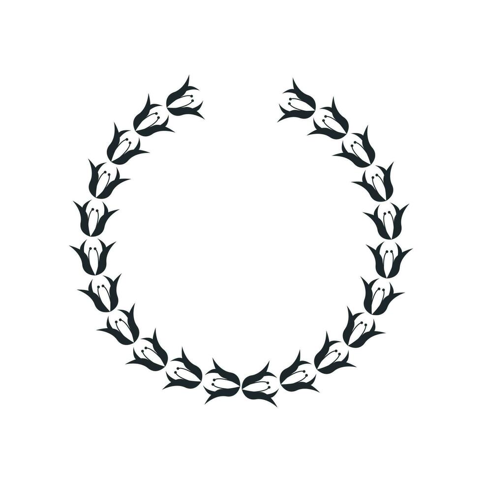 Set of wreaths and branches with leaves. Hand drawing laurel wreaths and branches collection. vector