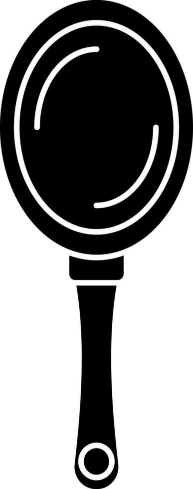 Isolated mirror icon or symbol in Black and White color. vector