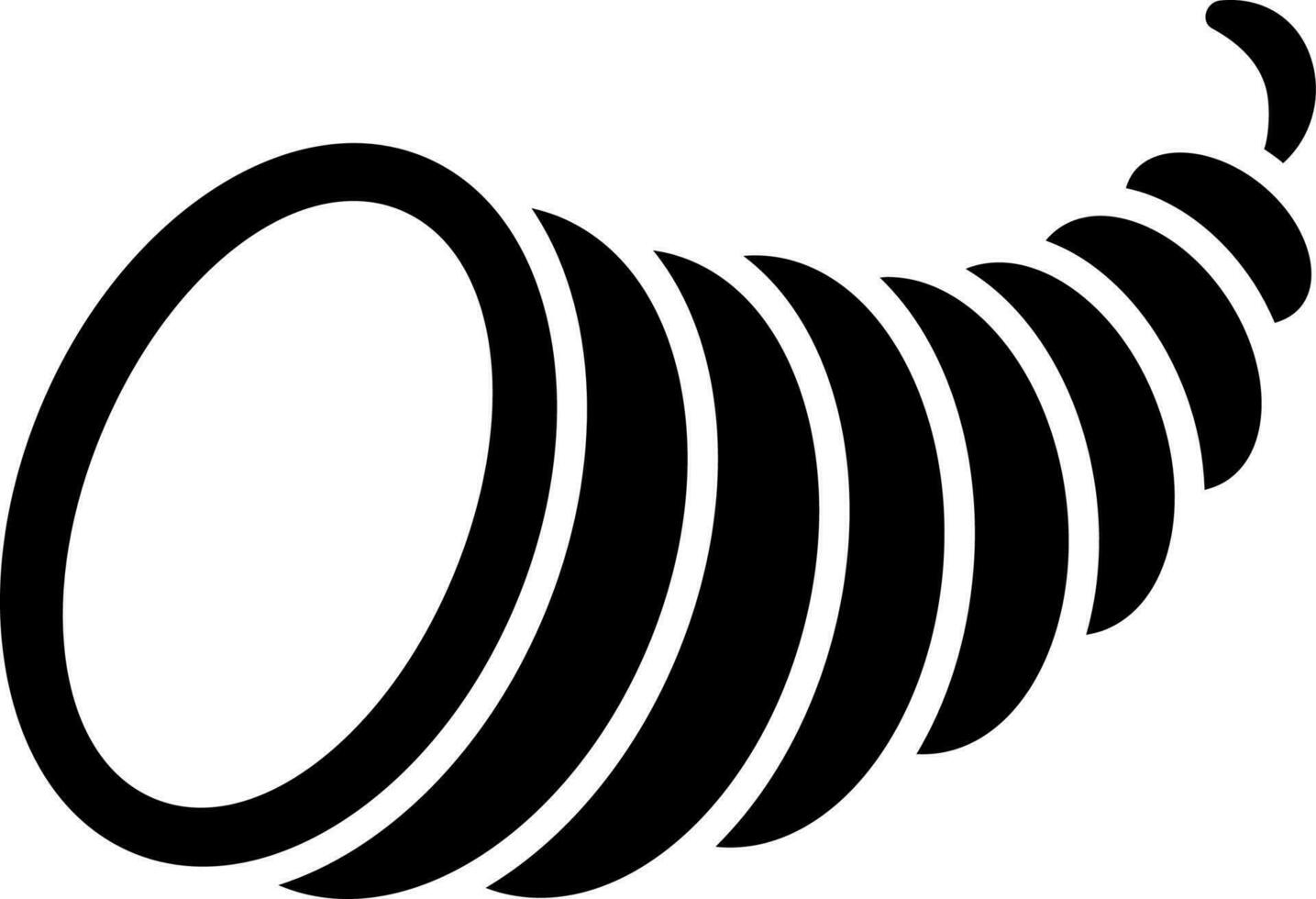 Vector illustration of cornucopia icon.