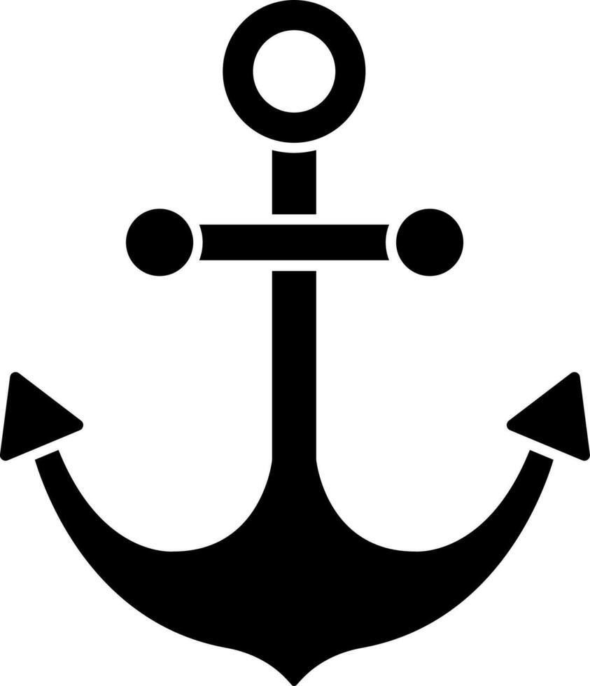 Vector illustration of anchor.