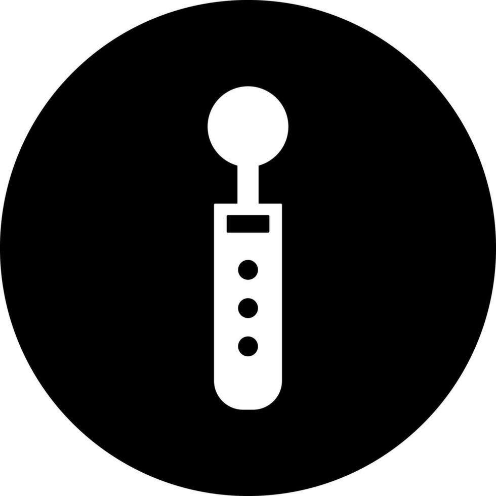 Black and White remote control icon in flat style. vector