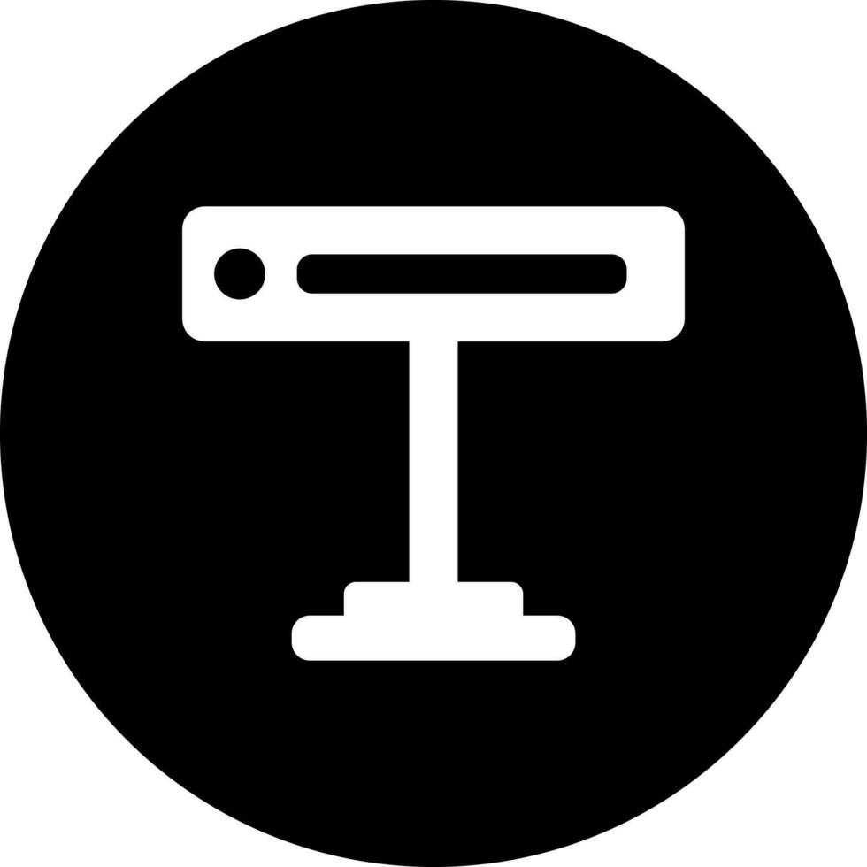 Vector illustration of sensor icon.