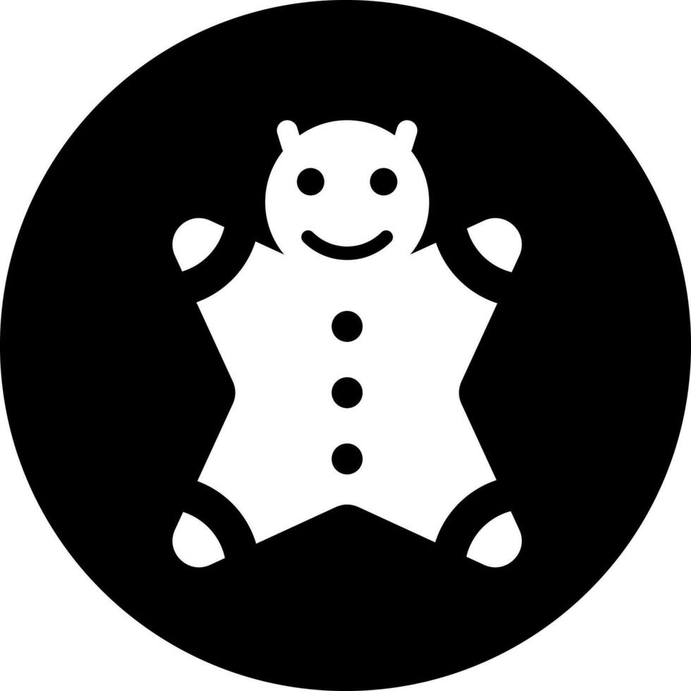 Illustration of gingerbread glyph icon. 24275670 Vector Art at Vecteezy