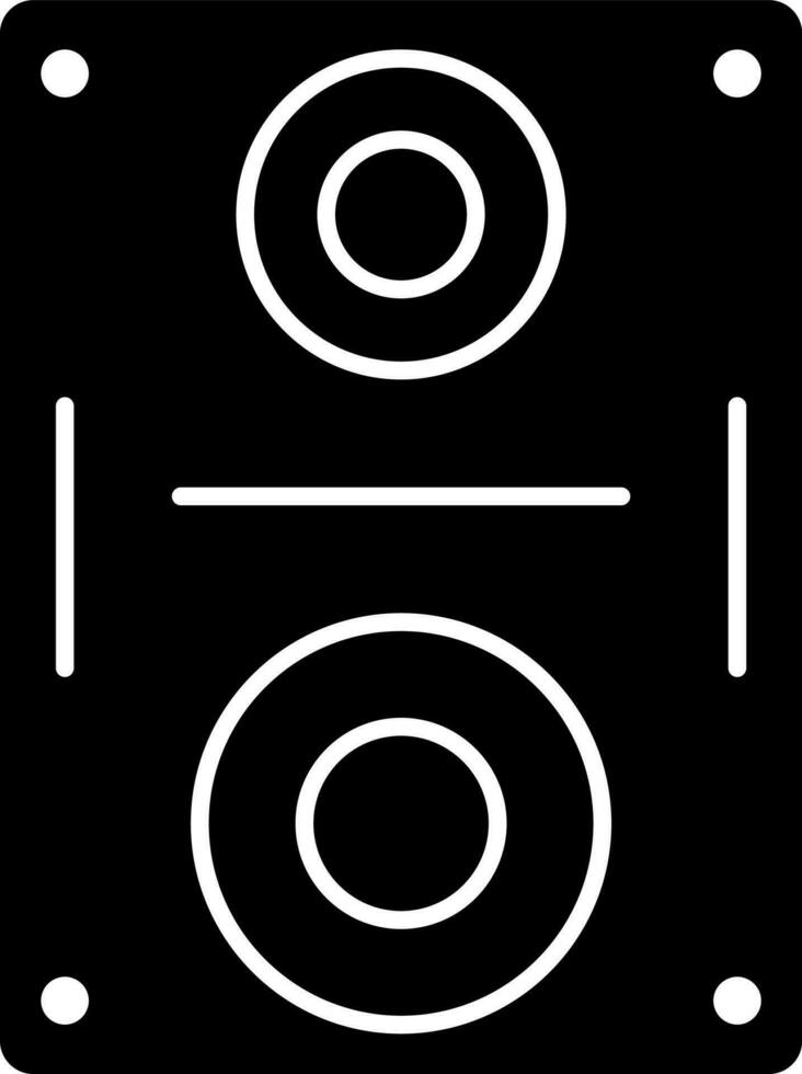 Speaker icon in flat style. vector