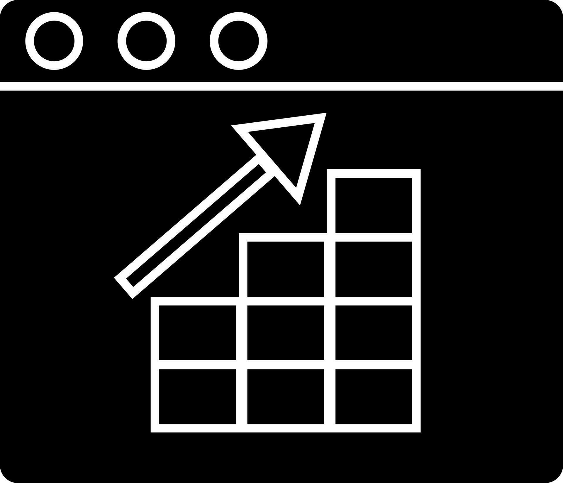 Black and White increase icon or symbol. 24275765 Vector Art at Vecteezy