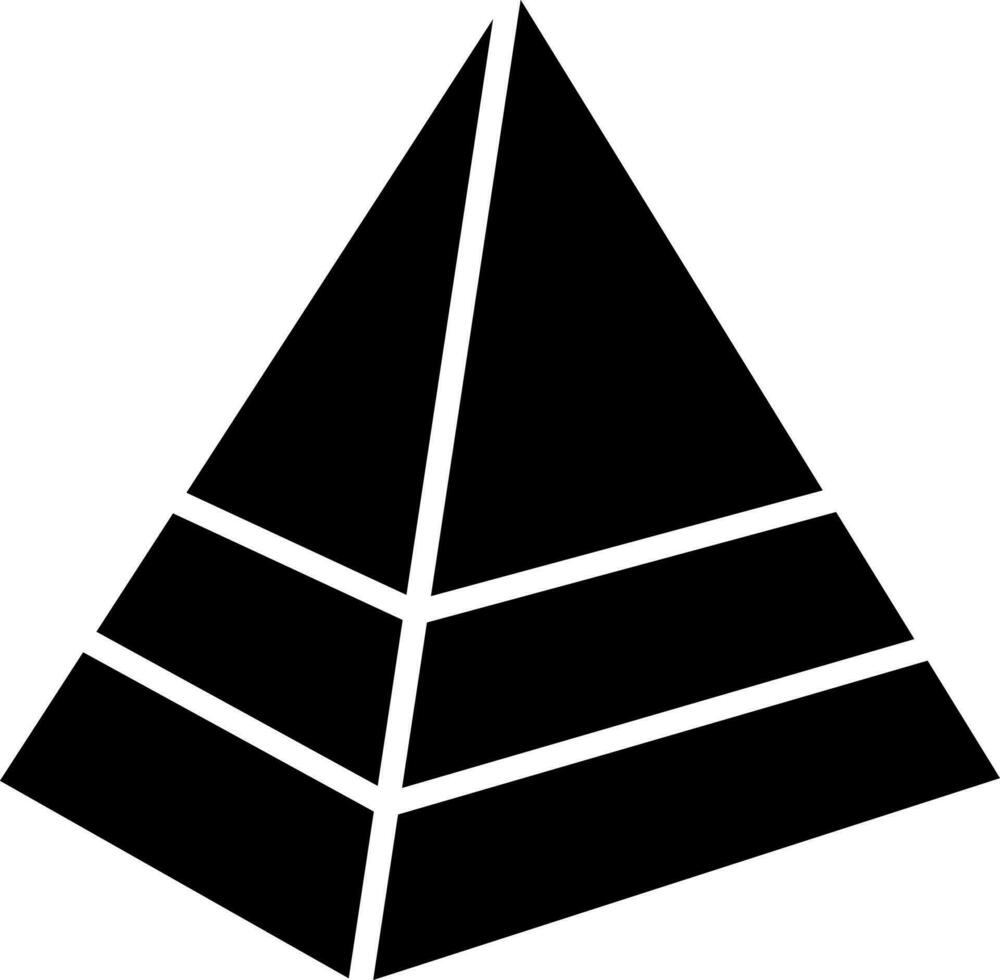 Vector illustration of baby pyramid.