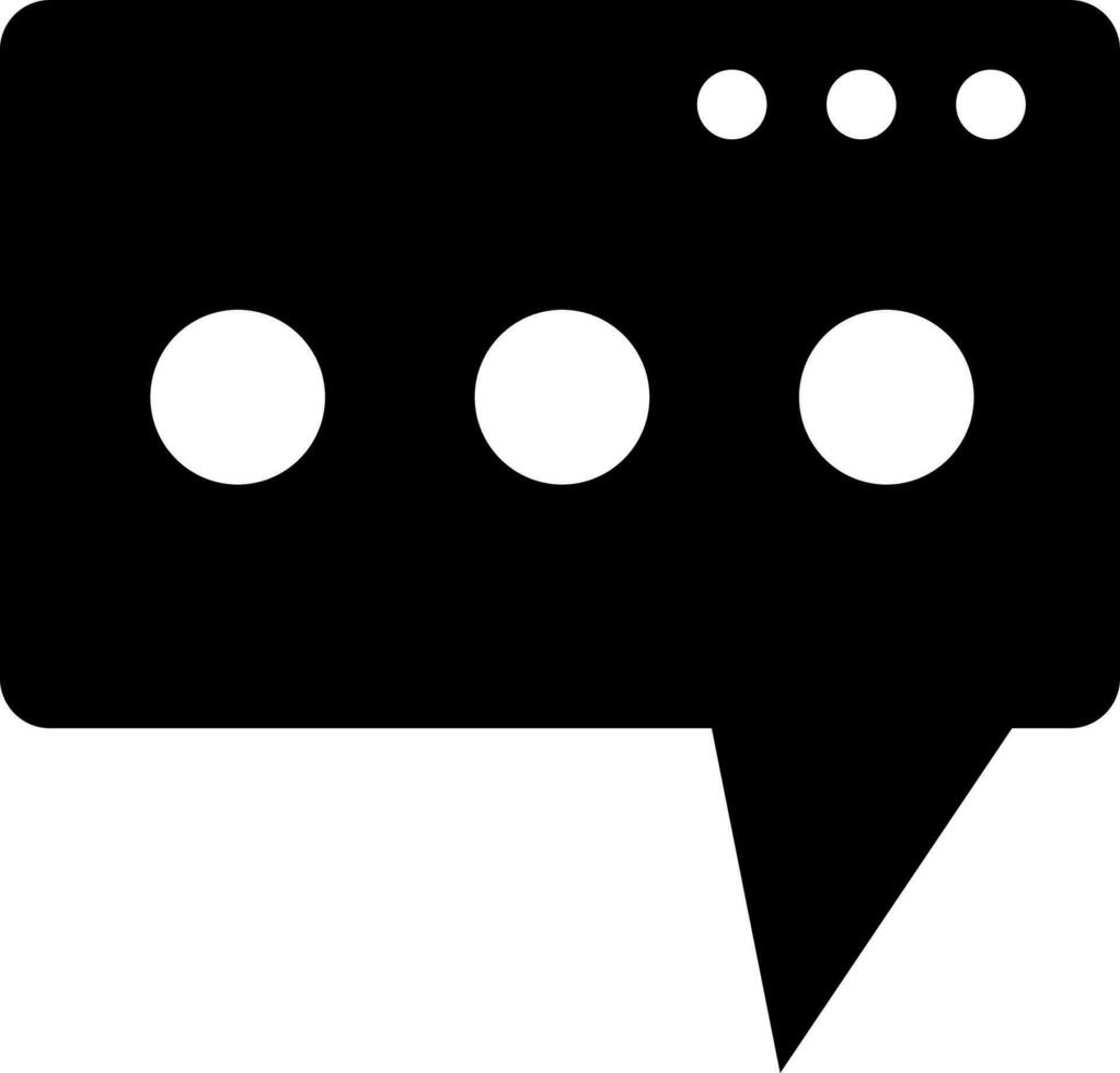 Flat style chatting blog icon. vector