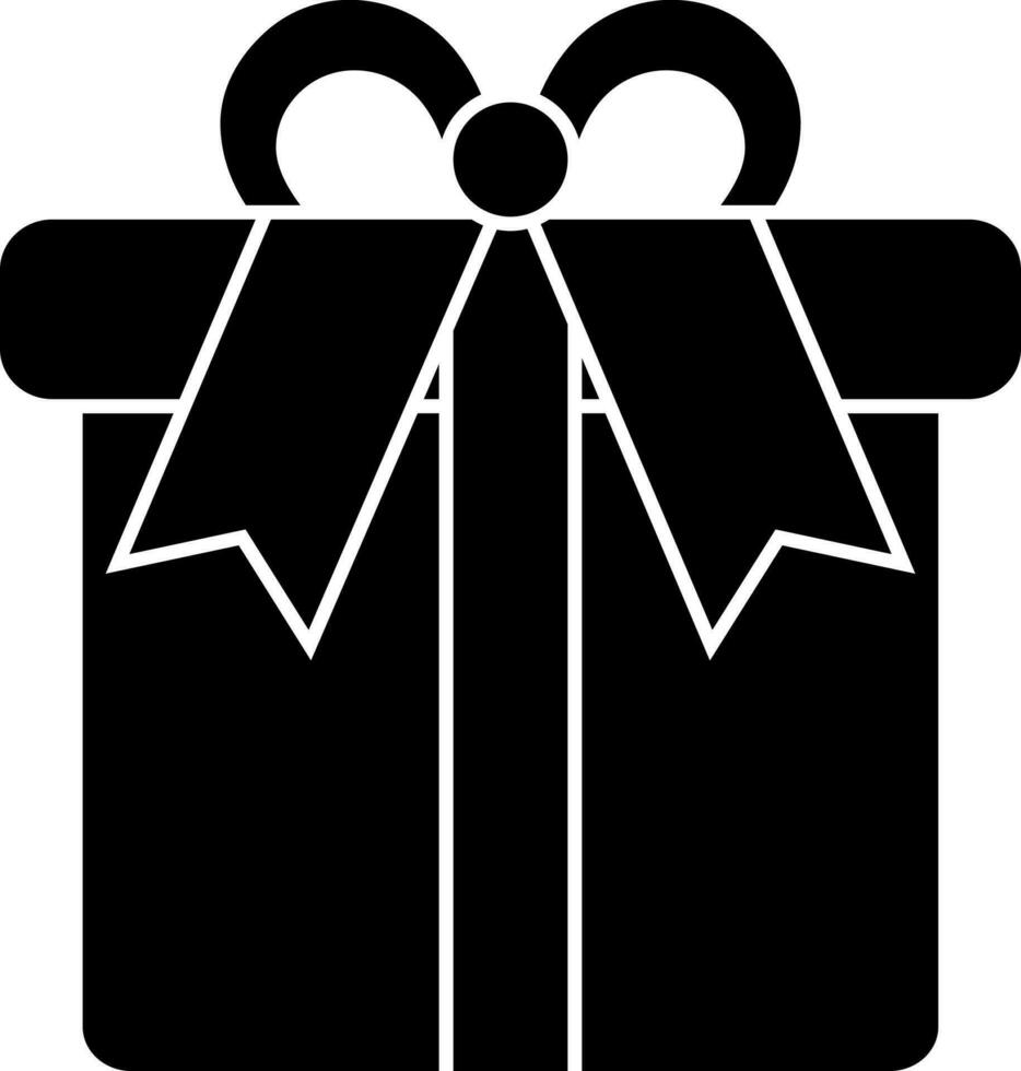 Vector illustration of gift box icon.