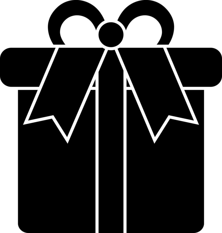 Vector illustration of gift box icon.