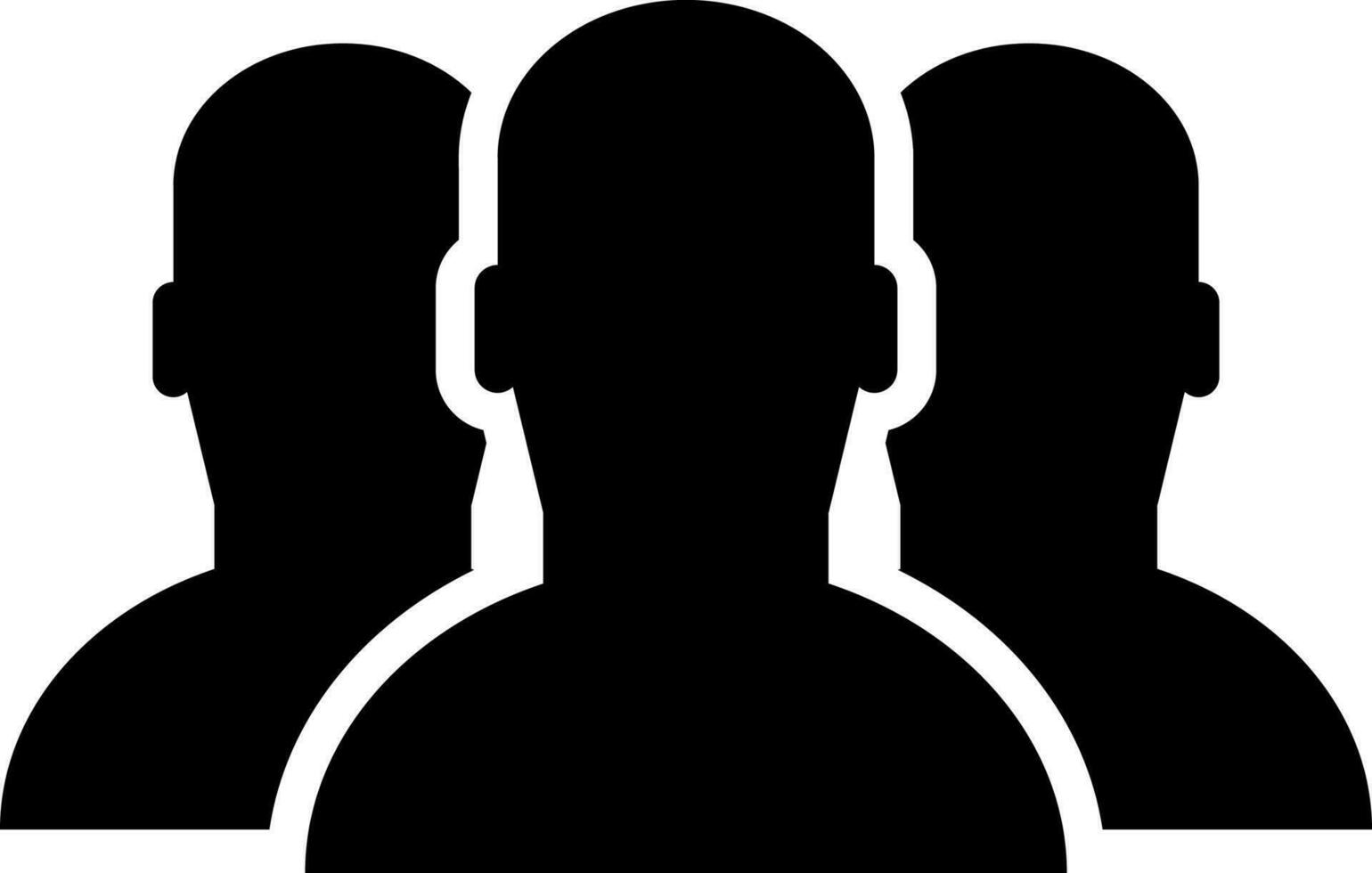 Illustration of community icon or symbol. vector