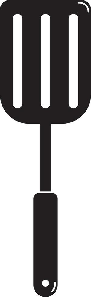 Isolated spatula icon or symbol. vector