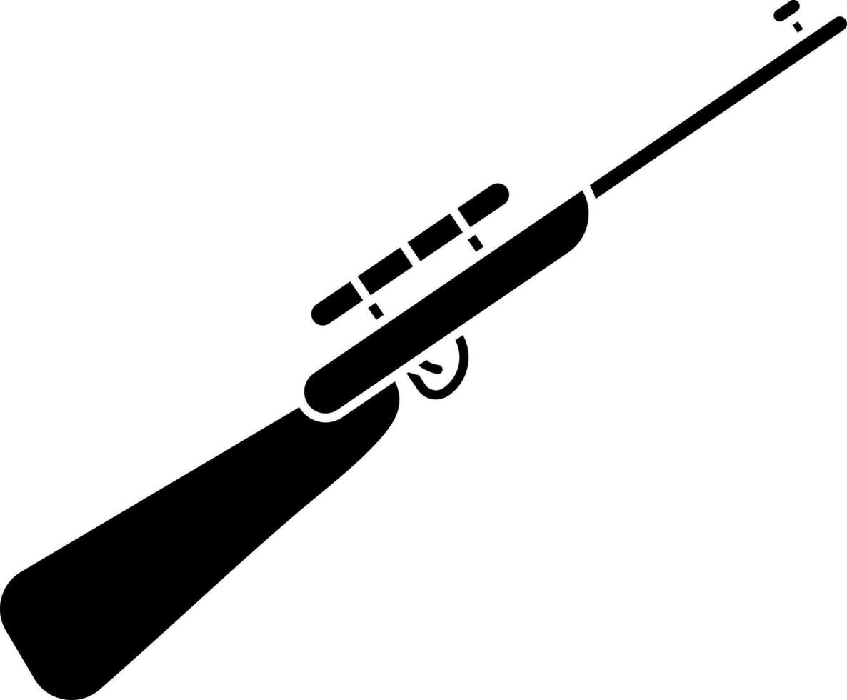 Biathlon icon or symbol in flat style. vector