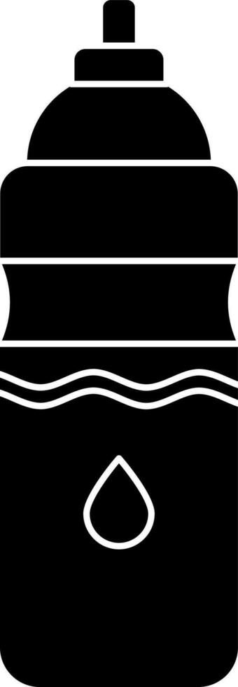 Beverage bottle or sipper icon in flat style. vector