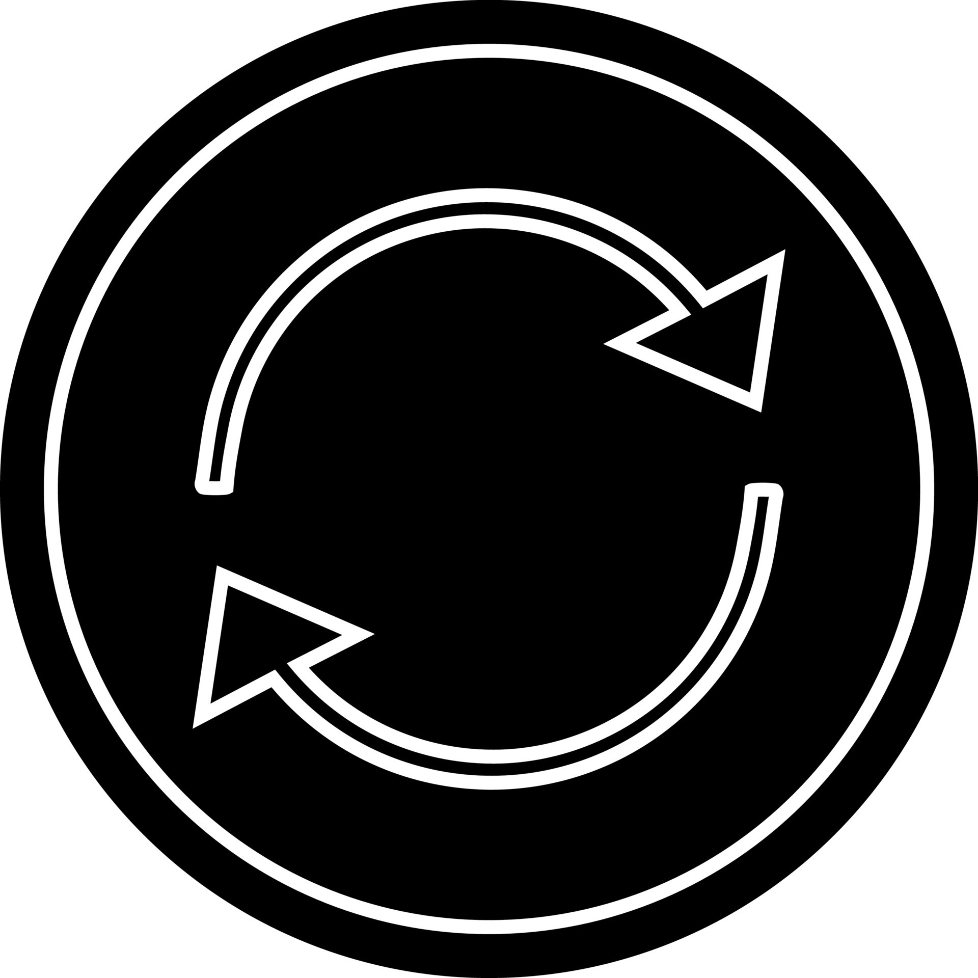 Reload or refresh button icon in Black and White color. 24276185 Vector