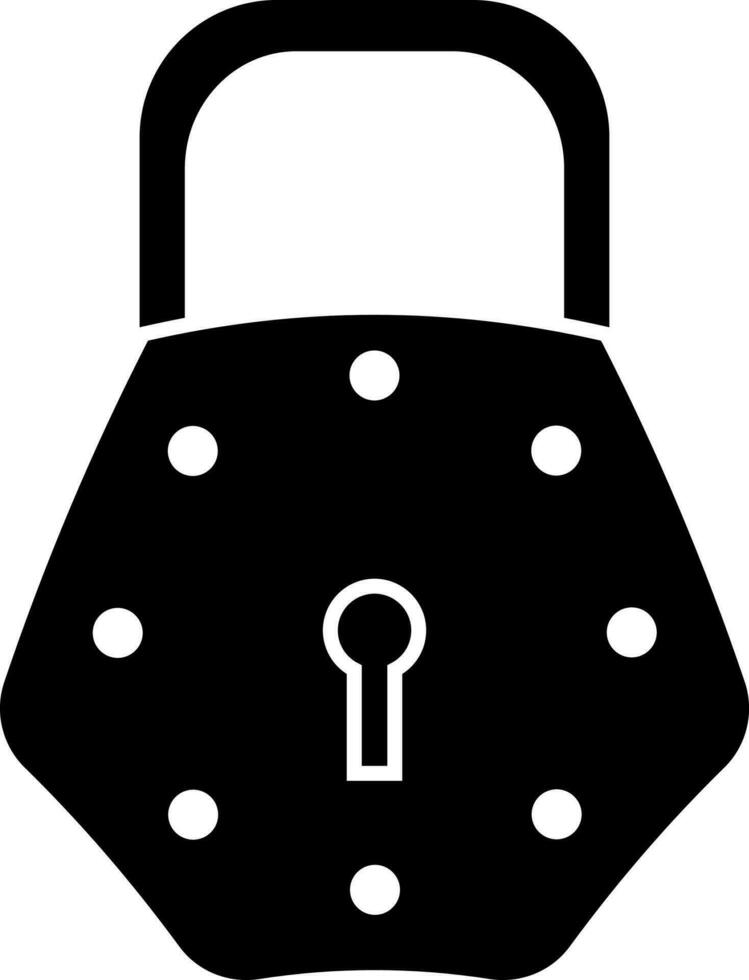 Vector illustration of lock icon.