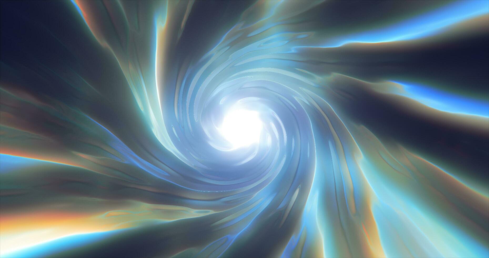 Abstract energy tunnel twisted swirl of cosmic hyperspace magical bright glowing futuristic hi-tech with blur and speed effect background photo