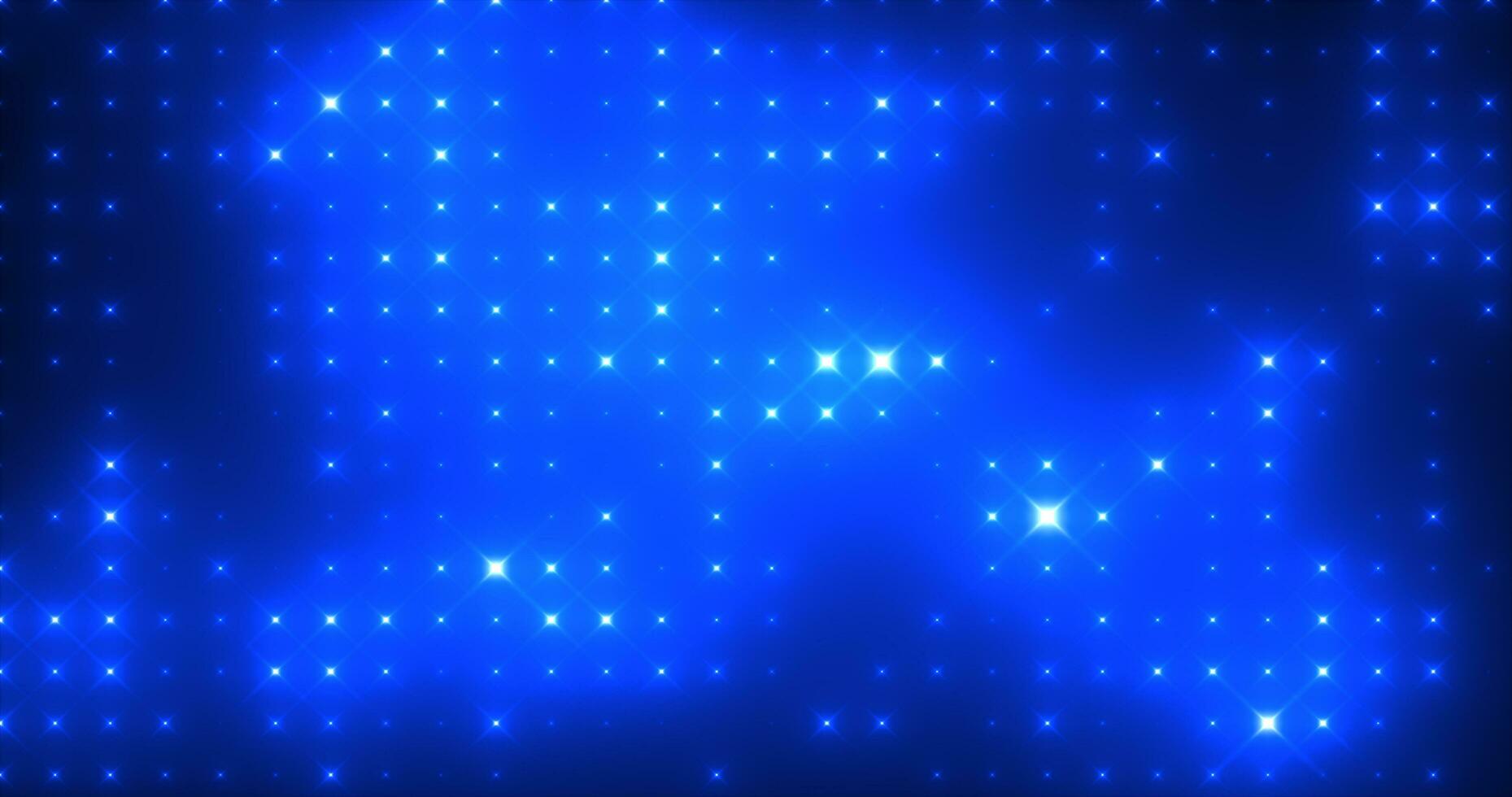 Abstract loop glowing yellow orange brightldisco wall with light bulbs abstract background photo