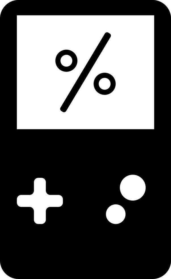 Illustration of game console icon. vector
