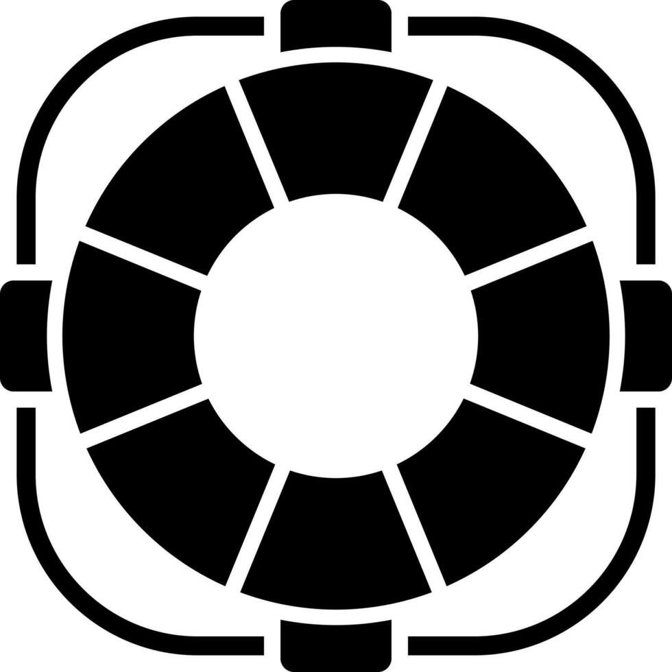 Vector illustration of lifesaver icon.