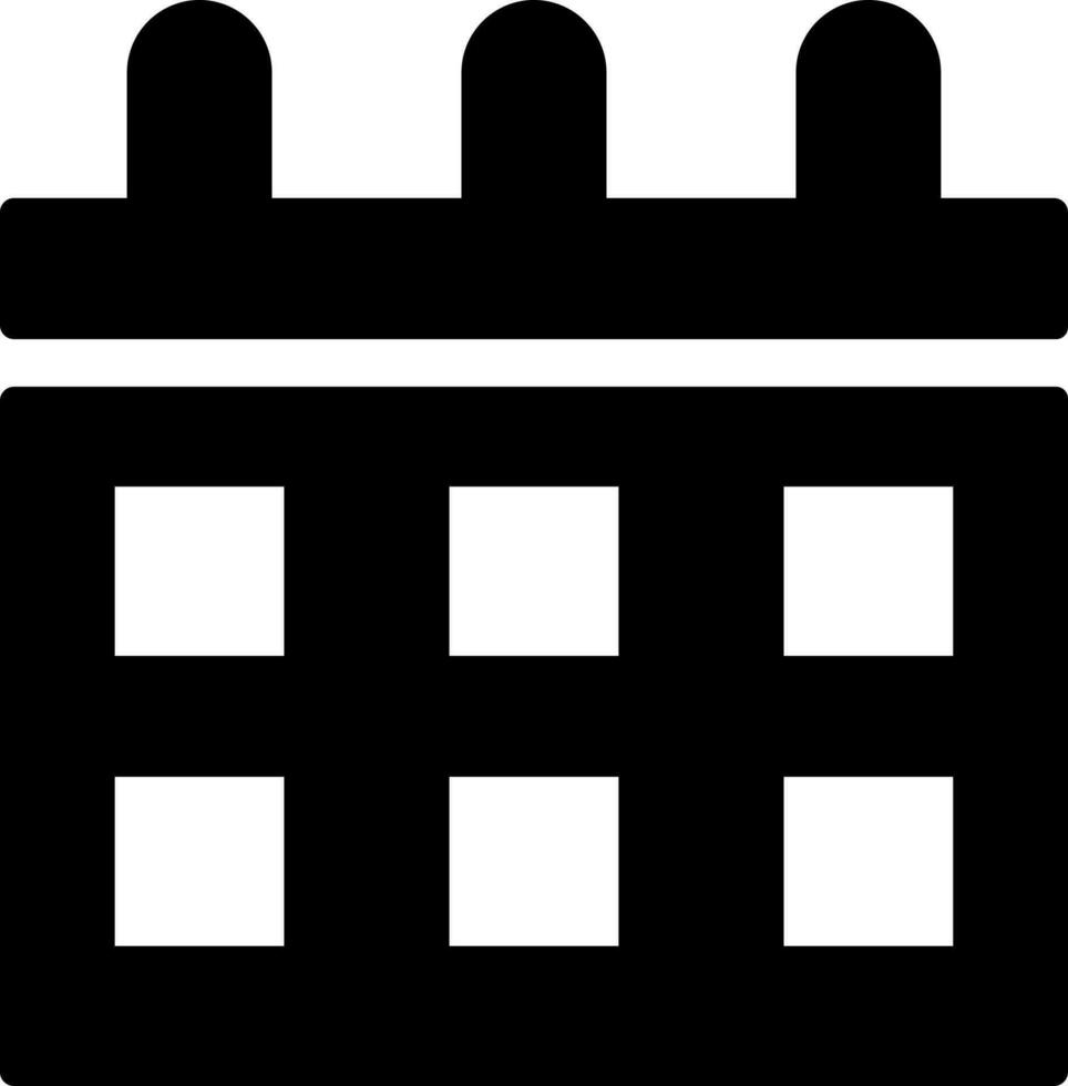 Black and White illustration of calendar icon. 24276807 Vector Art at