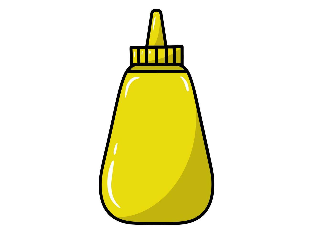 Mustard Sauce Clip art Illustration vector