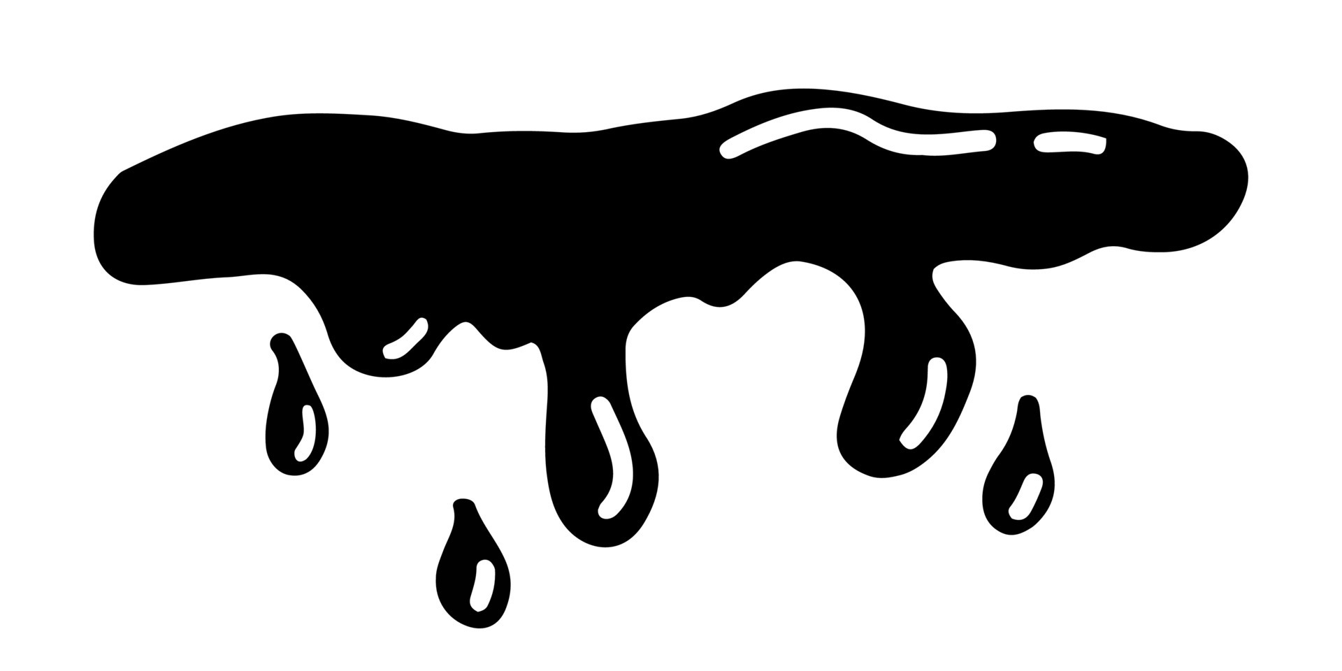 Hand drawn illustration of dripping blood in doodle style 24277151