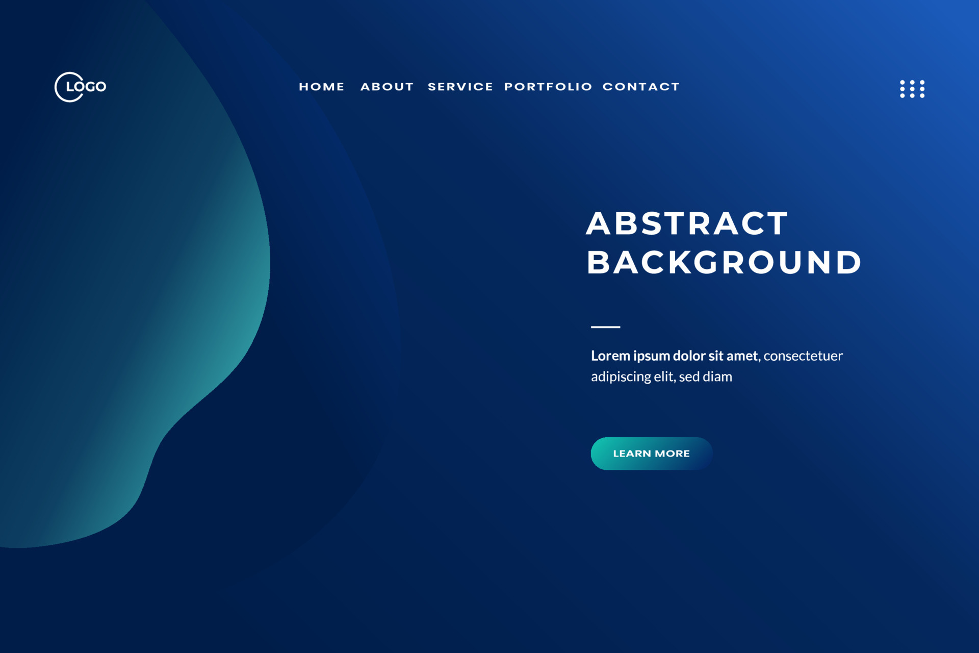 Abstract Geometric Waves UI UX Background This vibrant and dynamic ...